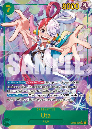 Uta (Alternate Art) [Extra Booster: One Piece Heroines Edition]