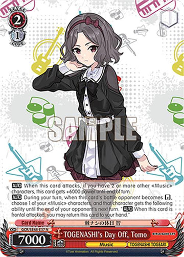 TOGENASHI's Day Off, Tomo (GCR/SE48-E37 N) [Girls Band Cry Premium Booster]