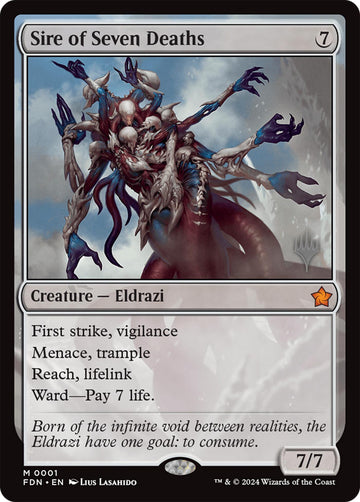 Sire of Seven Deaths [Lorwyn Eclipsed Promos]