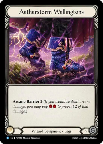 Aetherstorm Wellingtons [PEN110] (Compendium of Rathe)  Cold Foil