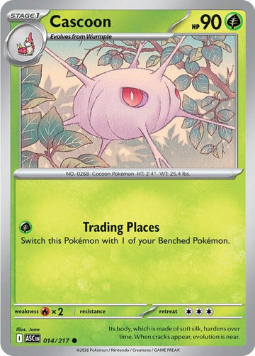 Cascoon (014/217) [Mega Evolution: Ascended Heroes]