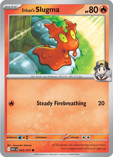 Ethan's Slugma (023/217) [Mega Evolution: Ascended Heroes]