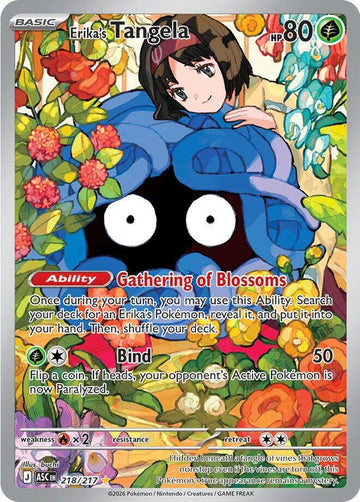 Erika's Tangela (218/217) [Mega Evolution: Ascended Heroes]