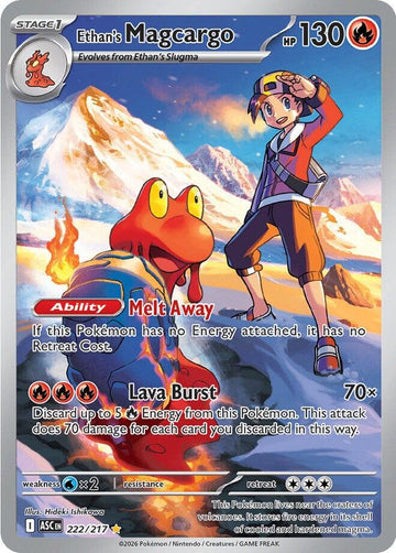 Ethan's Magcargo (222/217) [Mega Evolution: Ascended Heroes]