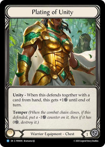 Plating Of Unity [PEN045] (Compendium of Rathe)  Cold Foil