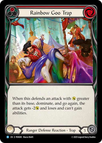 Rainbow Goo Trap (Red) (Rainbow Foil) [PEN085] (Compendium of Rathe)  Rainbow Foil