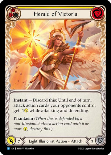 Herald Of Victoria (Yellow) (Regular) [PEN177] (Compendium of Rathe)