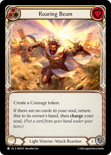 Roaring Beam (Yellow) (Regular) [PEN178] (Compendium of Rathe)