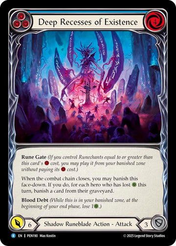 Deep Recesses Of Existence (Blue) (Regular) [PEN190] (Compendium of Rathe)