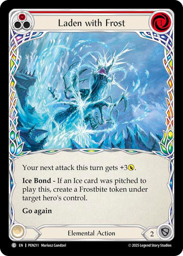 Laden With Frost (Red) (Regular) [PEN211] (Compendium of Rathe)