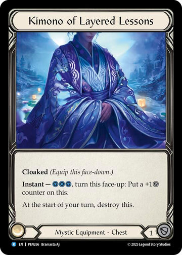 Kimono Of Layered Lessons [PEN266] (Compendium of Rathe)  Cold Foil