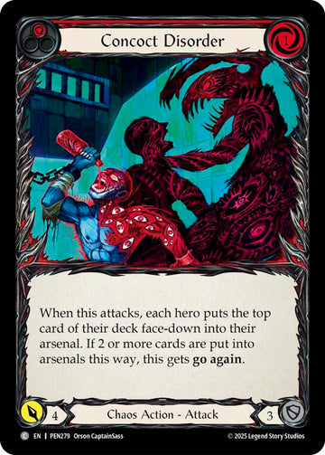 Concoct Disorder (Red) (Regular) [PEN279] (Compendium of Rathe)