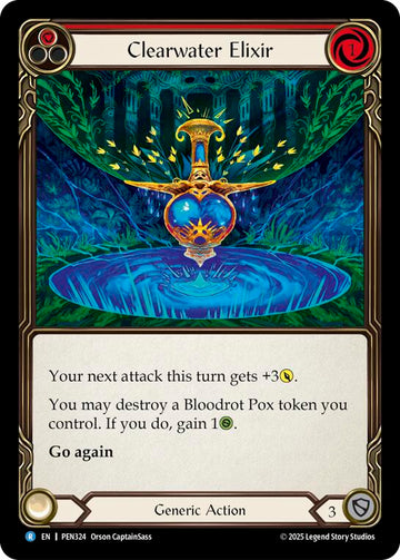 Clearwater Elixir (Red) (Regular) [PEN324] (Compendium of Rathe)