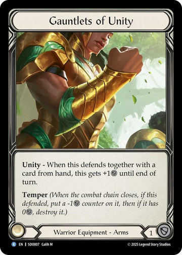 Gauntlets of Unity [SDO007] (Silver Age Chapter 2)