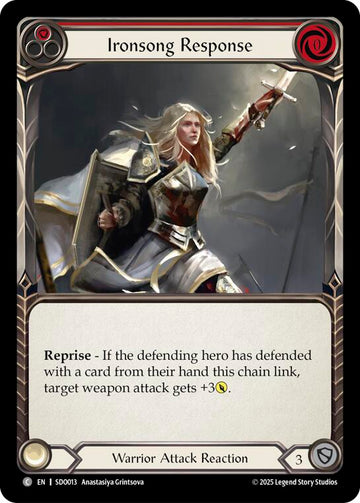 Ironsong Response (Red) (Regular) [SDO013] (Silver Age Chapter 2)
