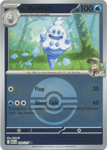 N's Vanillish (050/217) (Poke Ball) [Mega Evolution: Ascended Heroes]
