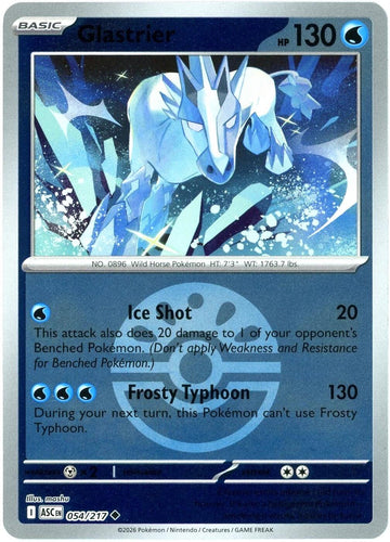 Glastrier (054/217) (Friend Ball) [Mega Evolution: Ascended Heroes]