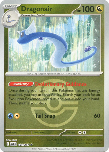 Dragonair (151/217) (Love Ball) [Mega Evolution: Ascended Heroes]