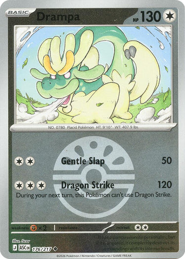 Drampa (176/217) (Friend Ball) [Mega Evolution: Ascended Heroes]
