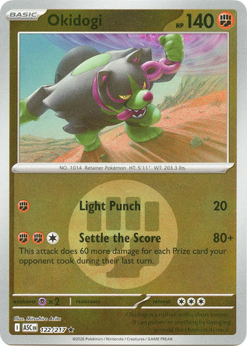 Okidogi (122/217) (Energy Symbol Pattern) [Mega Evolution: Ascended Heroes]