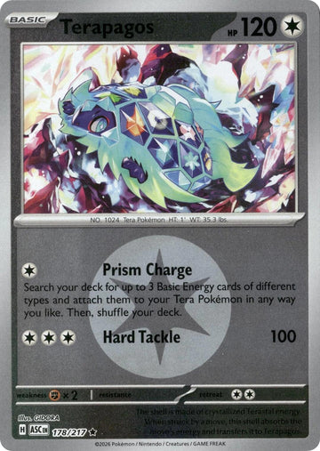 Terapagos (178/217) (Energy Symbol Pattern) [Mega Evolution: Ascended Heroes]