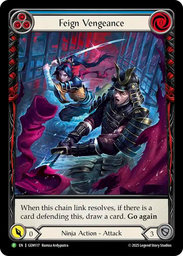 Feign Vengeance (Blue) [GEM117] (GEM Pack 4)