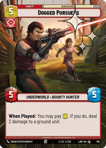 Dogged Pursuers (700) (Hyperspace Foil) (700) [A Lawless Time]