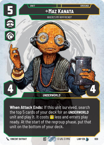Maz Kanata - Where's My Boyfriend? (Prestige) (820) (820) [A Lawless Time]