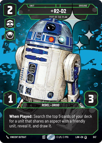 R2-D2 - Part of the Plan (Prestige Foil) (847) (847) [A Lawless Time]