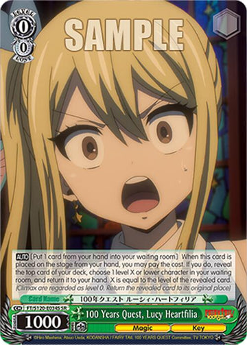 100 Years Quest, Lucy Heartfilia (FT/S120-E034S SR) [FAIRY TAIL 100 YEARS QUEST]