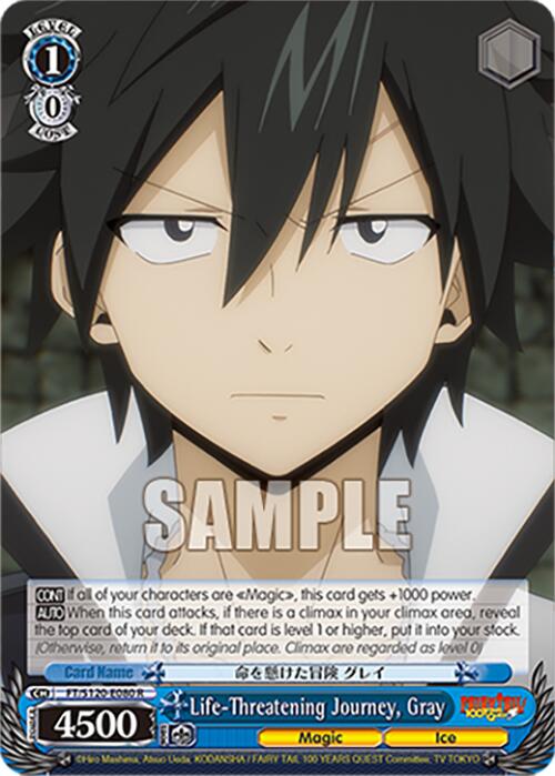 Life-Threatening Journey, Gray (FT/S120-E080 R) [FAIRY TAIL 100 YEARS QUEST]