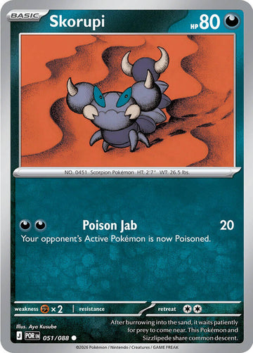 Skorupi (051/088) [Mega Evolution: Perfect Order]