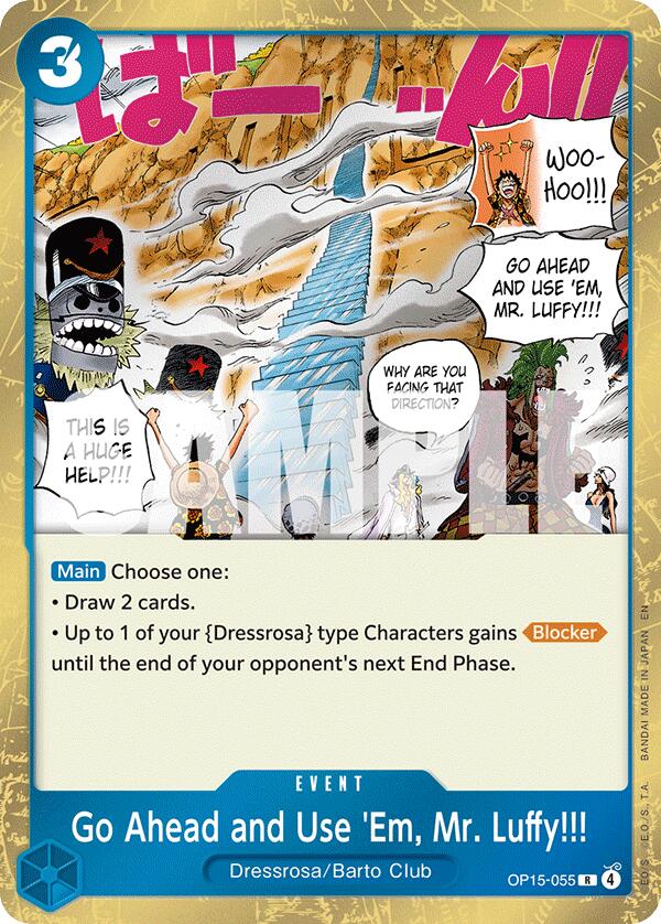 Go Ahead and Use 'Em, Mr. Luffy!!! [Adventure on Kami's Island]