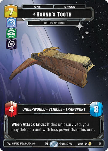 Hound's Tooth - Hunters' Approach (21) (Foil) (21) [A Lawless Time: Weekly Play]