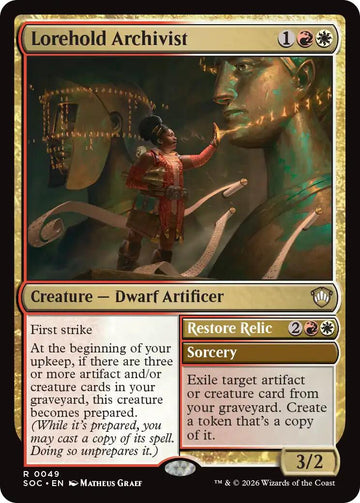 Lorehold Archivist [Secrets of Strixhaven Commander]