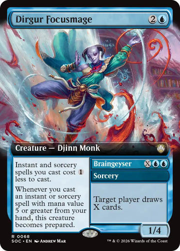 Dirgur Focusmage (Extended Art) [Secrets of Strixhaven Commander]