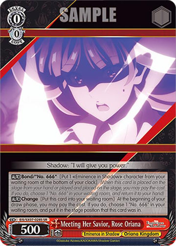 Meeting Her Savior, Rose Oriana (EIS/SX07-028S) [The Eminence in Shadow]