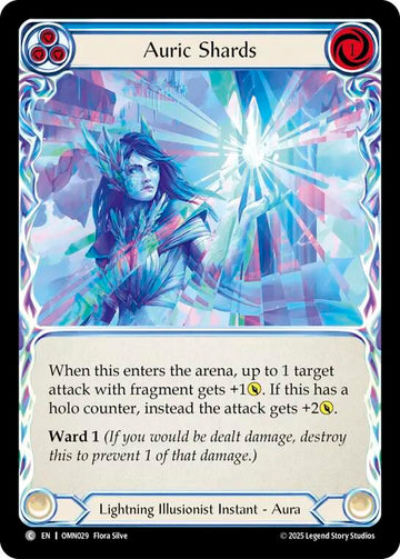 Auric Shards (Blue) [OMN029] (Omens of the Third Age)