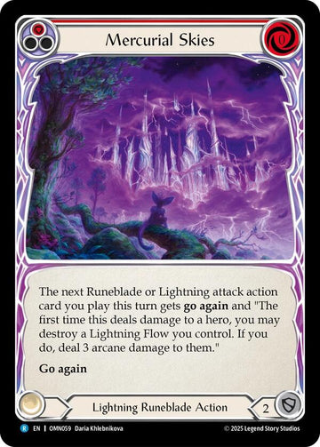Mercurial Skies (Red) [OMN059] (Omens of the Third Age)