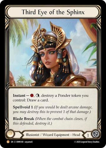 Third Eye of the Sphinx [OMN140] (Omens of the Third Age)  Cold Foil