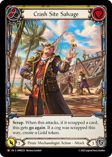 Crash Site Salvage (Extended Art) [OMN239] (Omens of the Third Age)  Cold Foil