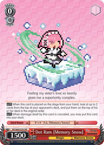 Dot Ram [Memory Snow] (RZ/S68-E101 PR) [Re:ZERO Memory Snow]