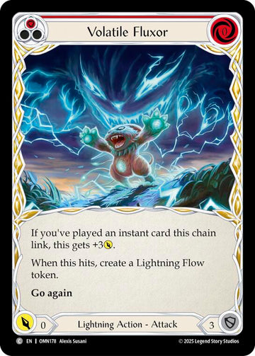 Volatile Fluxor (Red) [OMN178] (Omens of the Third Age)