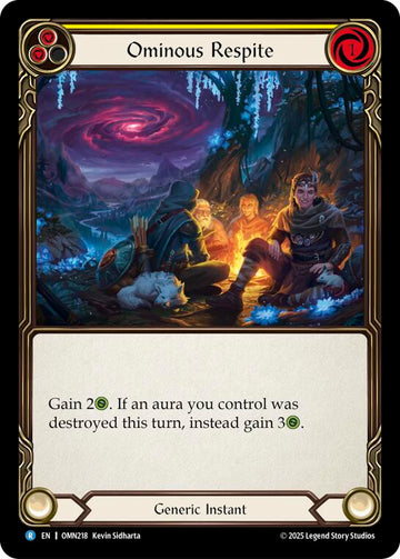 Ominous Respite (Yellow) [OMN218] (Omens of the Third Age)