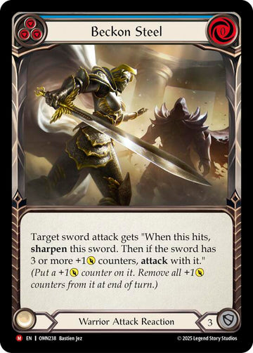 Beckon Steel (Blue) [OMN238] (Omens of the Third Age)