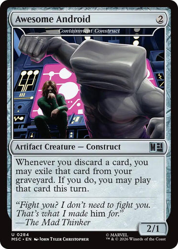 Awesome Android - Containment Construct (Surge Foil) [Marvel Super Heroes Commander]