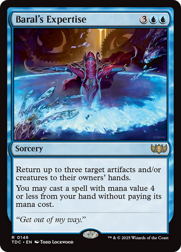 Baral's Expertise [Tarkir: Dragonstorm Commander]