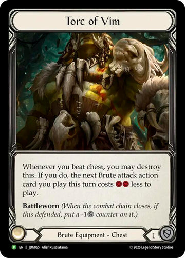 Torc of Vim [JDG065] (Promo)  Cold Foil