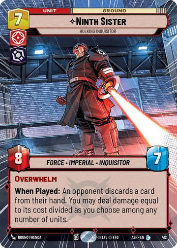 Ninth Sister - Hulking Inquisitor (412) (Hyperspace) (412) [Ashes of the Empire]