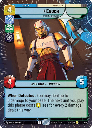 Enoch - Solemn Servant (529) (Hyperspace Foil) (529) [Ashes of the Empire]